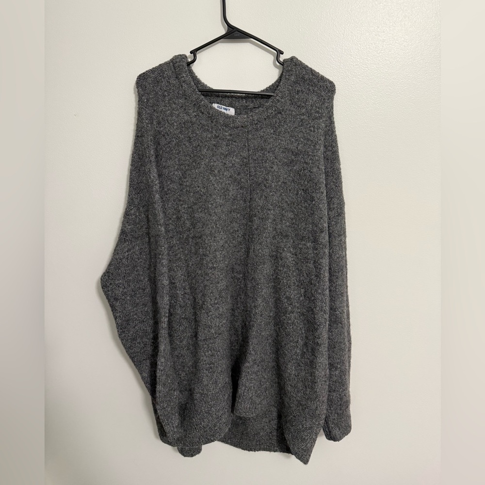Old Navy Charcoal Women's Crew Neck Sweater